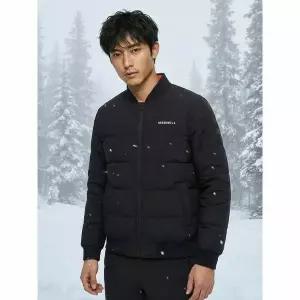 [하프클럽/머렐]웜바운드 경량 덕 다운 점퍼 블랙 MLU2D4DW1906-BLK
