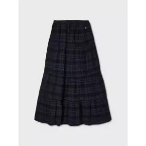 [AK수원점] [후아유] 여성 Check Long Tiered Skirt WHWHG3822F
