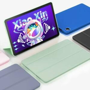 Lenovo Xiaoxin Pad  용 스마트 케이스 P12 TB128FU 자기 태블릿 10.6 인치Trifold 가죽 플립 커버