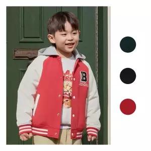 탑텐키즈 MKG1JP3211 공용 후드 바시티 패딩 점퍼