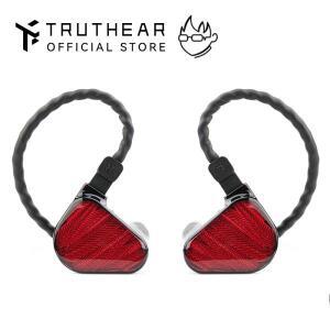Truthear x Crinacle 제로 레드 이어폰 듀얼 다이내믹 드라이버 0.78 2 핀 케이블