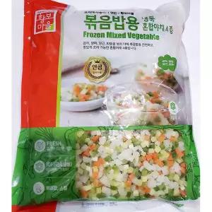 (4종 볶음밥용 1K) 황보마을 혼합야채/냉동/식품/야채/채소/손질/요리용/간편/조리/대용량