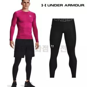 [백화점 정품] 언더아머 Under Armour 남성 베이스 HeatGear 레깅스 1361586-001