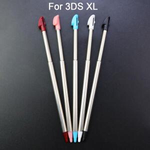 NDSL Wii 호환 U 2DS 3DS XL LL 뉴 게임 콘솔 터치용 스타일러스 펜 1세트 플라스틱/금속 펜