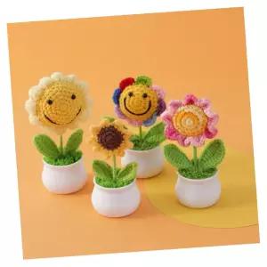 꽃 화분 뜨개 조화 데코 개업 축하선물
