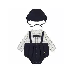 [롯데백화점]아가방 노디정장바디수틈(모자,타이)(NAVY)01T527507