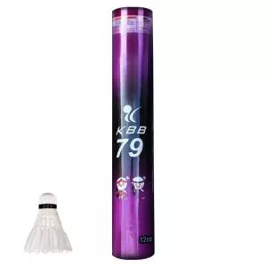 KBB 79 셔틀콕 12개입 x 1타/배드민턴공/배드민턴볼/훈련용/연습용/셔틀공/셔틀볼
