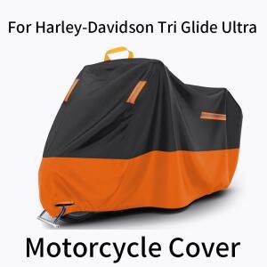 Harley-Davidson Tri Glide Ultra 오토바이 방수 야외 커버 모든 날씨 보호 UV 비 먼지 방지 무거운