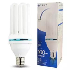 [무료배송] 장수램프 초고와트 삼파장 EL램프 100W 주광색 E39