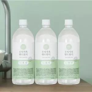 엄마랑아기랑 우리가족 핸드워시 리필 거품 손세정제 리필용 1,000ml 3개