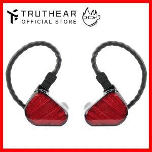 Truthear x Crinacle 제로 레드 이어폰, 듀얼 다이내믹 드라이버, 인이어 헤드폰, 0.78 2 핀 케이블