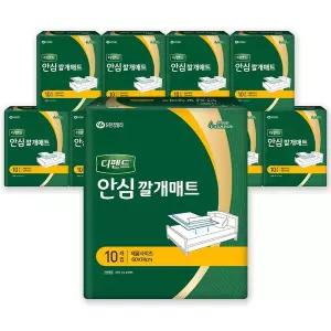 디펜드 남녀공용 돌봄 방수 안심 깔개매트 60 x 74 cm FREE 10개입 10개
