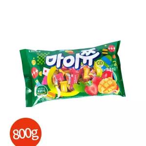 크라운 마이쮸 딸기 애플 망고 800g 간식