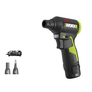 WORX WU094 12V 무단 변속 ESD 안전 브러시리스 리튬 사이클론 더스터 블로워 터보 팬 효율적인 청소 도구