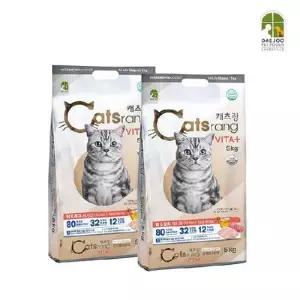 캐츠랑 비타플러스 전연령용 5kg 2개 /길냥이사료/국민사료 (무료배송)