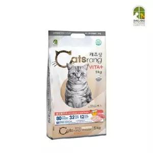 캐츠랑 전연령용 비타플러스 5kg/길냥이사료/국민사료 (무료배송)