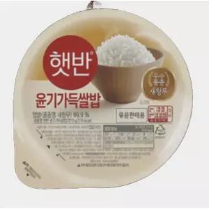 햇반 윤기가득쌀밥 새청무 210g 24입 (1박스)