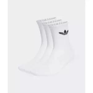 아디다스 adidas 트레포일 쿠션 크루 삭스 3P - 화이트 IJ5616 379881