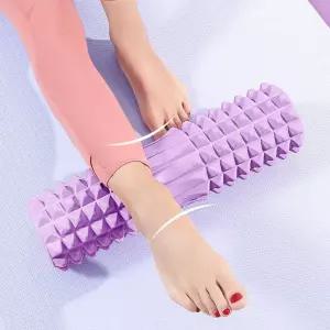 뭉친근육 돌기형 폼롤러 풀기 스트레칭