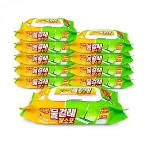물걸레 청소패드 밀대용 손걸레 청소포 청소도구 30매 10개