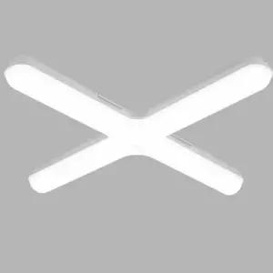 [하프클럽/셀럽하우스]LED 십자 등기구 60W 주광색 주광색전구 형광등램프 일자등기구 일자형광등 실내등