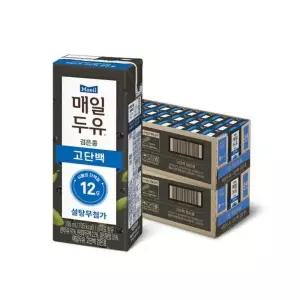 [하프클럽/]매일두유 고단백 검은콩 190ML 48개