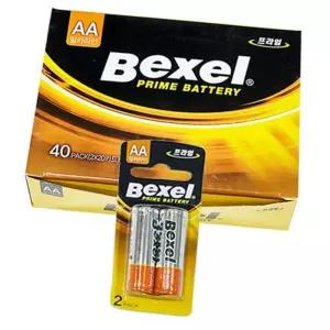 (올핀)AA 알카라인 건전지 2개입 x20카드 Bexel 벡셀