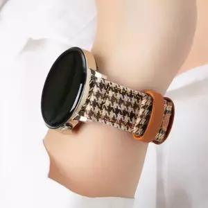 (다올)갤럭시워치3 호환 캔버스 스트랩 시계줄 41mm 45mm