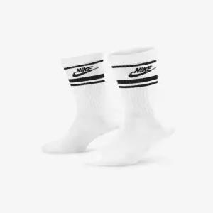 나이키 NIKE 스포츠웨어 드라이 핏 에브리데이 에센셜 크루 삭스 3켤레 - 화이트 블랙 DX5089-103