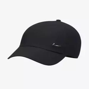 나이키 NIKE 드라이 핏 클럽 언스트럭처 메탈 스우시 캡 - 블랙 메탈릭 실버 FB5372-010