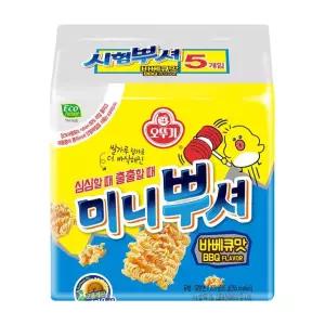[오뚜기] 미니뿌셔 바베큐맛 멀티 (55gX5개) 12개입