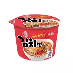 [오뚜기] 김치라면 큰컵 12입 (105g x 12개)