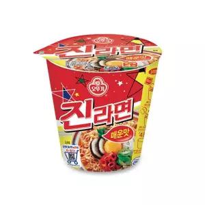 [오뚜기] 진라면 매운맛 미니컵 6입 (65g x 6개)
