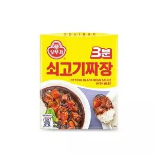 [오뚜기] 3분 쇠고기짜장 200g x 24개