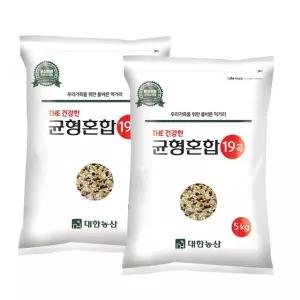 균형 혼합 19곡 10kg (5kgx2봉) 혼합곡 잡곡