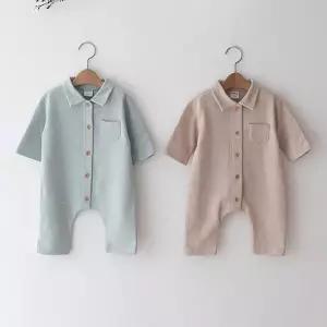 무지 카라 슈트 / 아기옷 신생아옷 바디슈트 바디수트