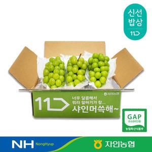 [경산자인농협] GAP인증 고당도 샤인머스켓 2kg (2~3수) 농협정품 저탄소인증