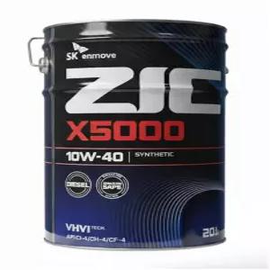 ZIC X5000 10W40 15W40 CI-4 지크 디젤엔진오일 농기계 건설중장비 상용차 20L