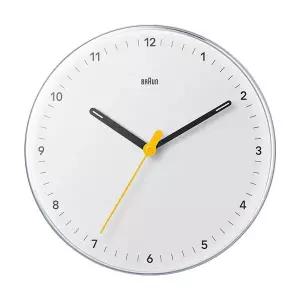 [BRAUN] BC26W 클래식 아날로그 저소음 공용 벽시계