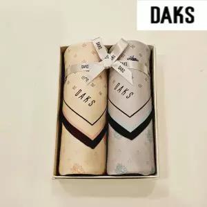 [대구백화점] [닥스]남녀2매 나염 손수건 세트(DKU02번)