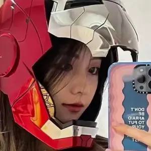 자비스 아이언맨 헬멧 음성제어 MK5 웨어러블 터치 리모컨 영어버전