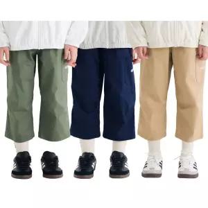 아웃도어 프로덕츠 키즈 우븐 바지 (7부) 어린이 아동 팬츠 초등 허리밴딩 면바지