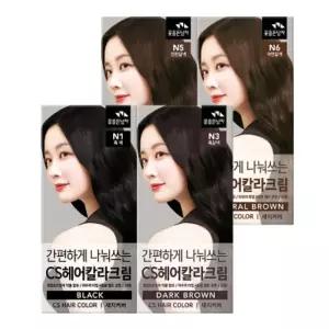 테온셀 꽃을든남자 나눠쓰는 오징어 먹물 새치 염색약 4회분