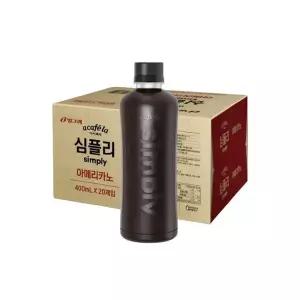 [매일유업] 아카페라 심플리 아메리카노 400ml 20개