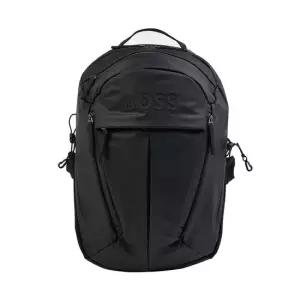 휴고보스 MUST IT_ FW25 남성 로고 디테일 백팩 50548067 001