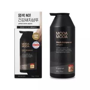 모다모다 제로 그레이 블랙 샴푸 10 500g 코스트코 새치 염색 흰머리 코팅 탈모 대용량