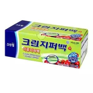 크린랩 크린 이중지퍼백