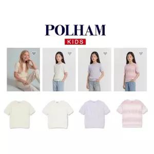 [폴햄키즈](마산점)26년!!!~여아)크루넥 스웨터 반팔 티셔츠PKG2ER2010