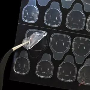 보행자보호 작업도구 공작용접착제 크기별공구자재 홀로그램스티커 농구장비 도로안전 교구 건설용품 수공예자재 도장도구 엠보싱스티커 야광밴드 DIY용품 고정 양면테이프 50장 네일 테이프