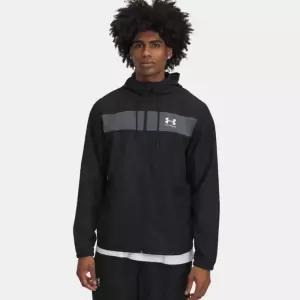 언더아머 UNDER ARMOUR 1361621-005 블랙 UA 스포츠스타일 남성 윈드브레이커 재킷 바람막이 발수 방풍